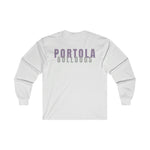 Gildan Ultra Cotton Long Sleeve Tee 2400 - Portola Est. 2016/Bulldogs (Front/Back)