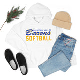 Gildan Unisex Heavy Blend™ Hooded Sweatshirt 18500 - FV Barons Softball