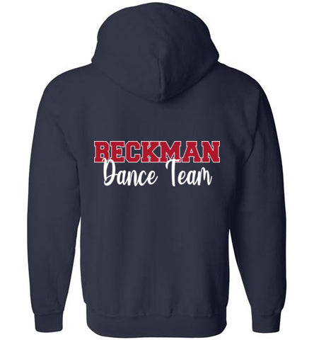 Gildan Zip Hoodie - Beckman Dance Team