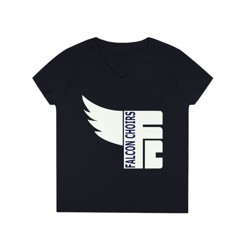 Gildan Ladies' V-Neck T-Shirt 5V00L - Falcon Choirs