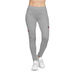 Women's Casual Leggings (Grey) - F Baseball