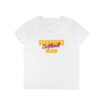 Gildan Ladies' V-Neck T-Shirt 5V00L - Seahawks Softball Mom