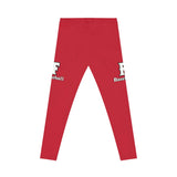 Women's Casual Leggings (Red) - F Baseball
