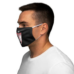 Snug-Fit Face Mask - Strikers FC Shield on Black