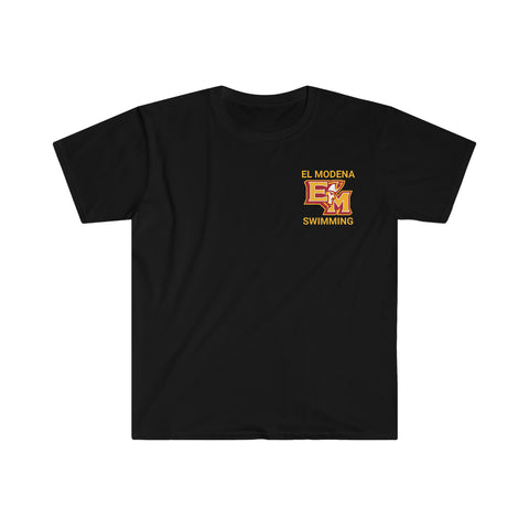 Gildan Unisex Softstyle T-Shirt 64000 - EM Swimming (Pocket Logo Only)