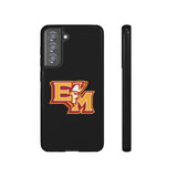 iPhone/Samsung Tough Cases (Black) - EM