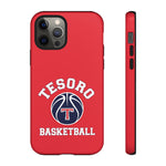 iPhone/Samsung Tough Cases - Tesoro Basketball on Red