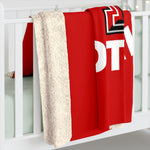 Sherpa Fleece Blanket - Double T Football