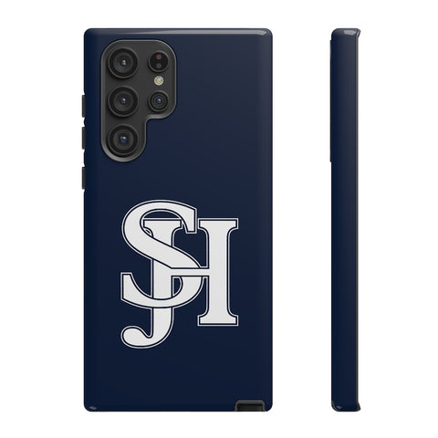 iPhone/Samsung Tough Cases - SJH on Blue