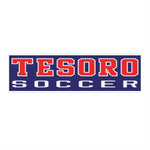 Bumper Sticker - Tesoro Soccer on Blue