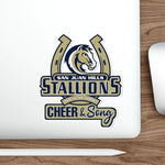 Die-Cut Stickers - Stallions Horseshoe Cheer & Song