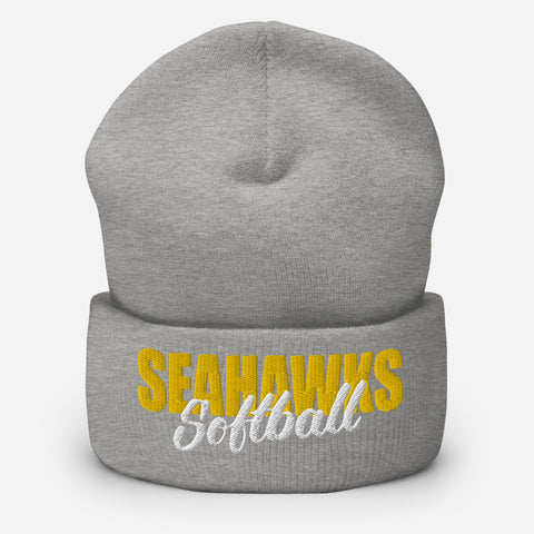 Yupoong Cuffed Beanie 1501KC – Seahawks Softball