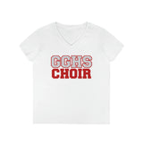 Gildan Ladies' V-Neck T-Shirt 5V00L - GGHs Choir