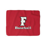 Sherpa Fleece Blanket (Red) - F Baseball