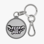 Keychain - Fear the Poet on Grey