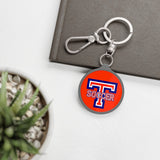 Keychain - Big T Soccer on Red