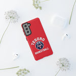 iPhone/Samsung Tough Cases - Tesoro Basketball on Red