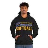 Gildan Unisex Heavy Blend™ Hooded Sweatshirt 18500 - FV Barons Softball