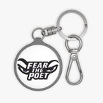 Keychain - Fear the Poet on White