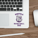 Die-Cut Stickers - Bulldogs Basketball Dad