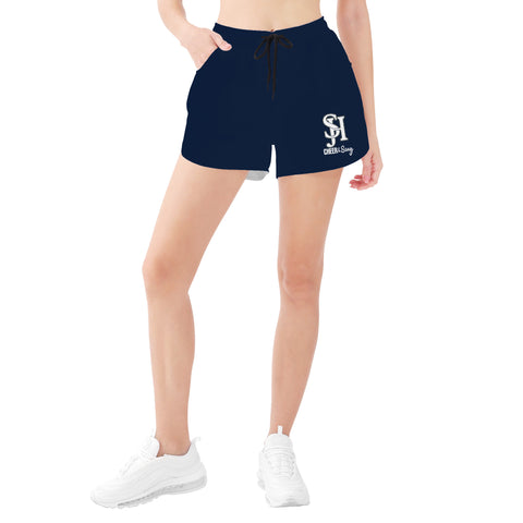 Women's Athletic Shorts (D75) - SJH Cheer & Song