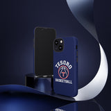 iPhone/Samsung Tough Cases - Tesoro Basketball on Blue