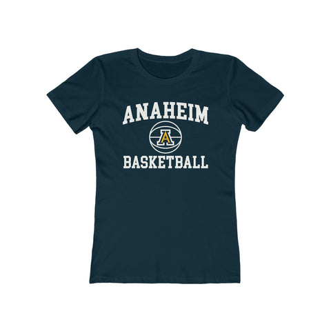 Next Level Women's Boyfriend T-Shirt 3900 - Anaheim A Basketball
