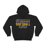 Gildan Unisex Heavy Blend™ Hooded Sweatshirt 18500 - FV Barons Softball Dad