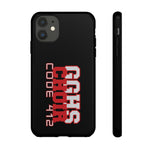 Tough Mobile Phone Cases (Black) - GGHS Choir Code 412