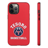 iPhone/Samsung Tough Cases - Tesoro Basketball on Red