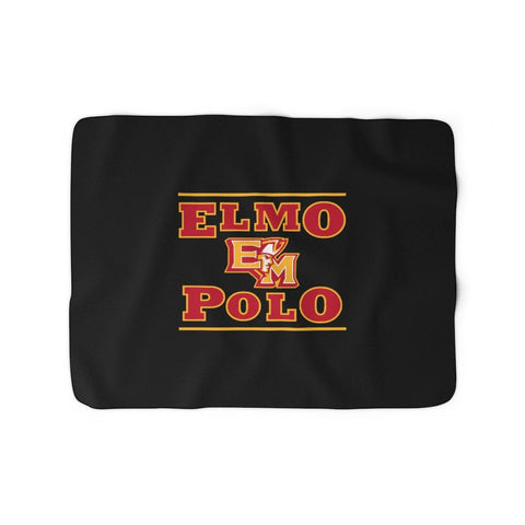 Sherpa Fleece Blanket (Black) - ElMo EM Polo