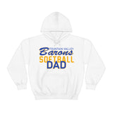 Gildan Unisex Heavy Blend™ Hooded Sweatshirt 18500 - FV Barons Softball Dad