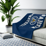 Sherpa Fleece Blanket (Navy) - Anaheim A Basketball