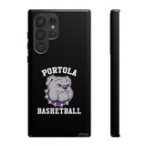 Mobile Phone Tough Cases (Black) - Bulldogs Basketball