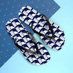 Flip Flops (Navy, Pattern) - Falcon Choirs