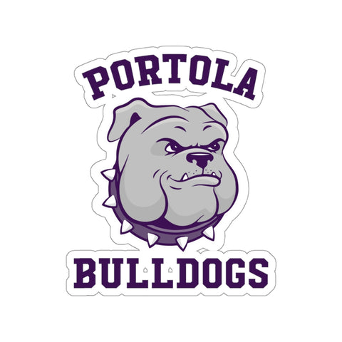 Die-Cut Stickers - Portola Bulldogs