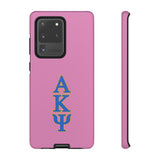 Mobile Phone Tough Cases - AKPsi on Pink