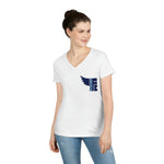 Gildan Ladies' V-Neck T-Shirt 5V00L - Falcon Choirs (Pocket)