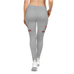 Women's Casual Leggings (Grey) - F Baseball