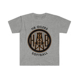 Gildan Unisex Softstyle T-Shirt 64000 - HB Oilers Softball