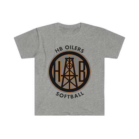 Gildan Unisex Softstyle T-Shirt 64000 - HB Oilers Softball