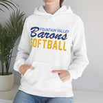 Gildan Unisex Heavy Blend™ Hooded Sweatshirt 18500 - FV Barons Softball