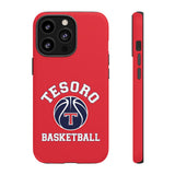 iPhone/Samsung Tough Cases - Tesoro Basketball on Red