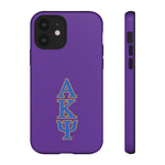 Mobile Phone Tough Cases - AKPsi on Purple