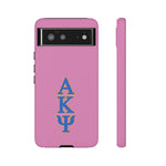 iPhone/Samsung Tough Cases - AKPsi on Pink