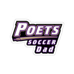Die-Cut Stickers - Poets Soccer Dad