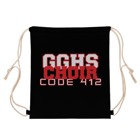 Drawstring Bags (Black) - GGHS Choir Code 412