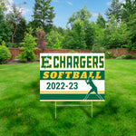 Yard Sign - E Chargers Softball 2022-23