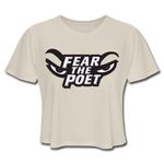 Women's Cropped T-Shirt - Fear the Poet - dust