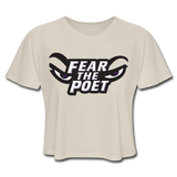Women's Cropped T-Shirt - Fear the Poet - dust